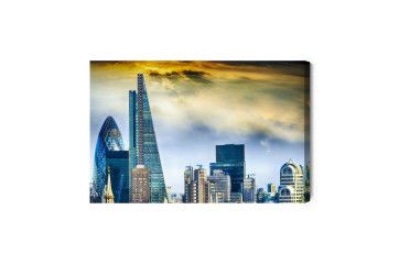 Lærred - London skyskrabere 3D