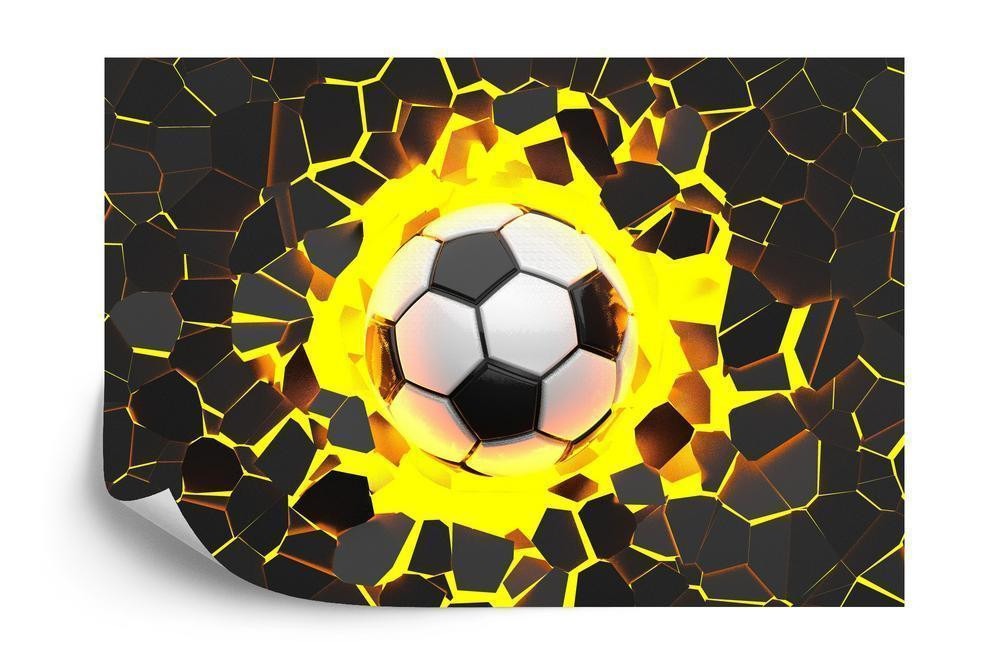 Fototapet - 3D fodbold