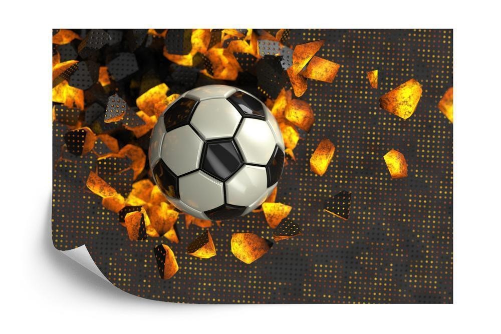 Fototapet - Fodbold 3D sportsbold
