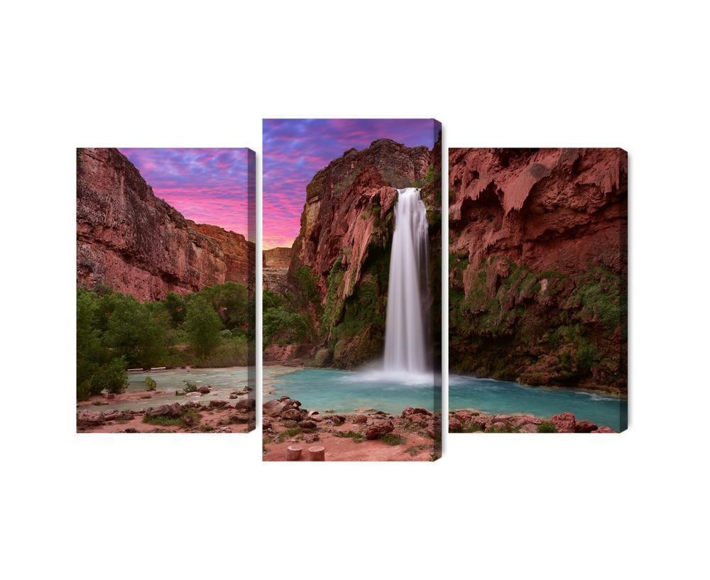 Flerdelt lærred havasupai vandfald