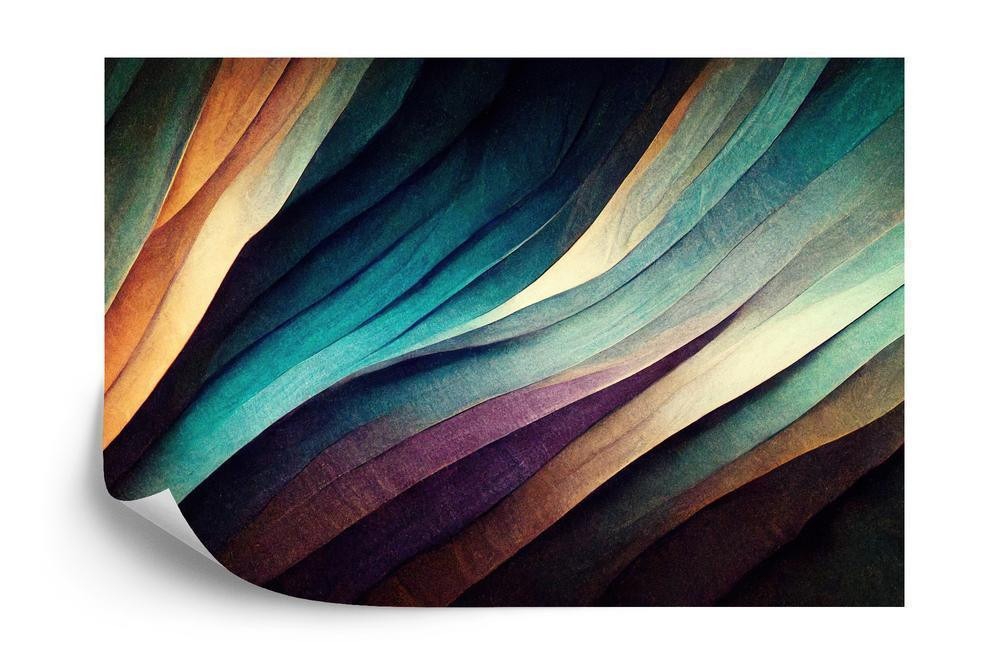 Fototapet - Organic lines as abstract wallpaper background design