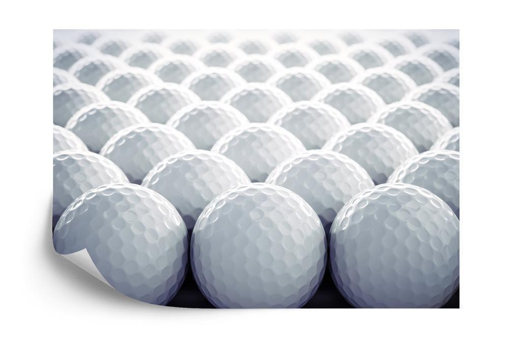 Fototapet - 3D golfbolde