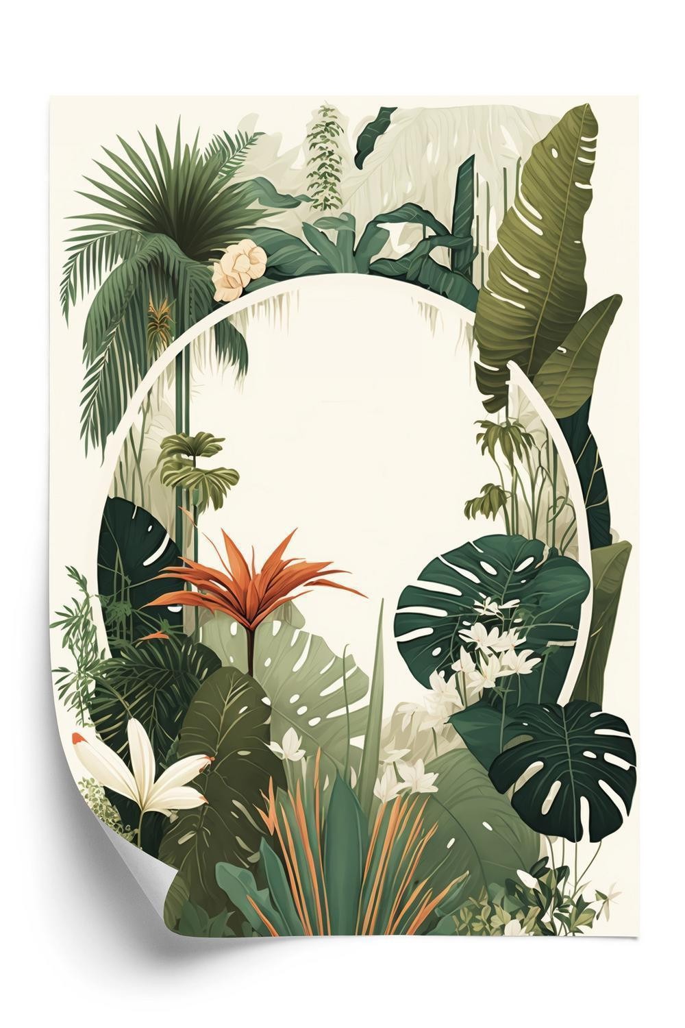 Plakat - Vintage tropiske planter