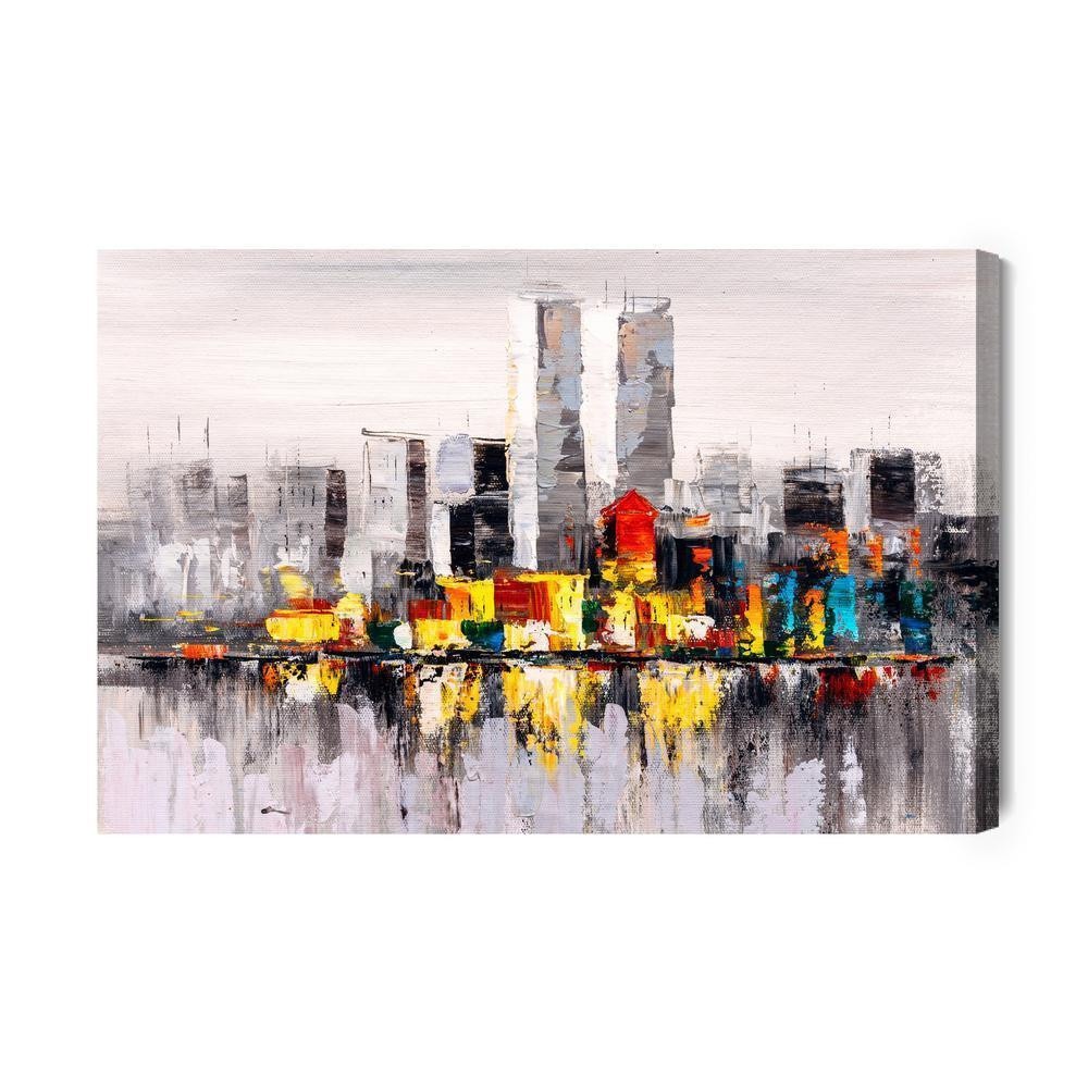 Lærred - Abstrakt maleri new york city