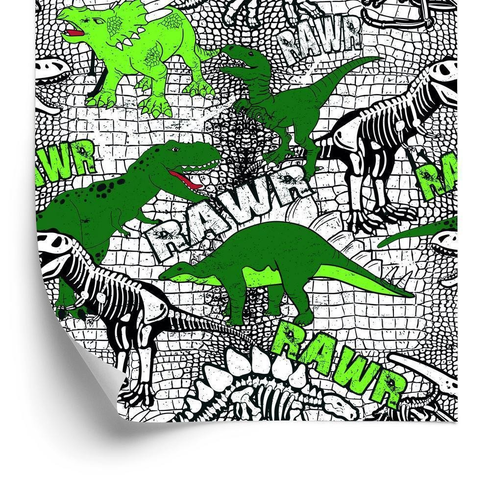 Tapet - Dinosaurer dyr til ungdomsværelset
