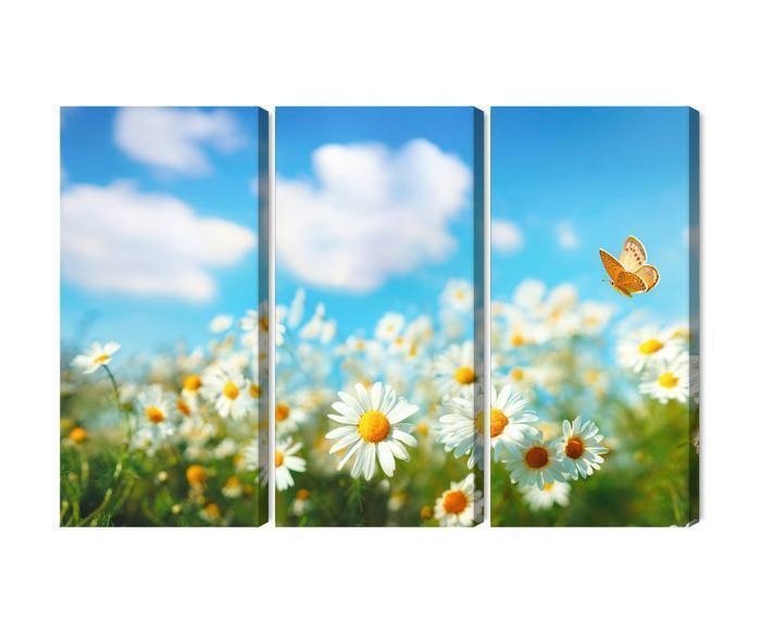 Flerdelt Lærred 3d Daisy Felt