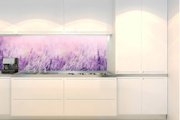  Backsplash PVC folie til køkken færdigt resultat