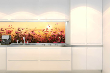  Backsplash PVC folie til køkken færdigt resultat