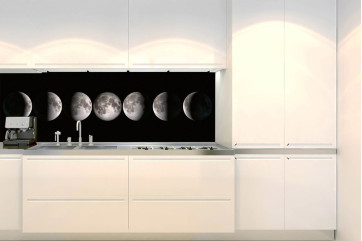  Backsplash PVC folie til køkken færdigt resultat