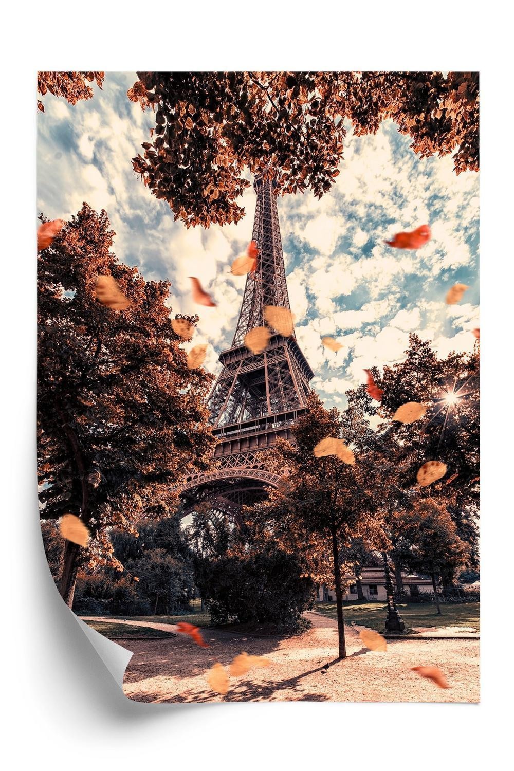 Plakat - Paris i efterårsfarver