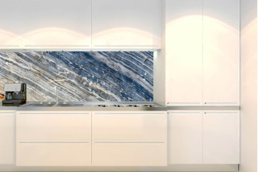  Backsplash PVC folie til køkken færdigt resultat