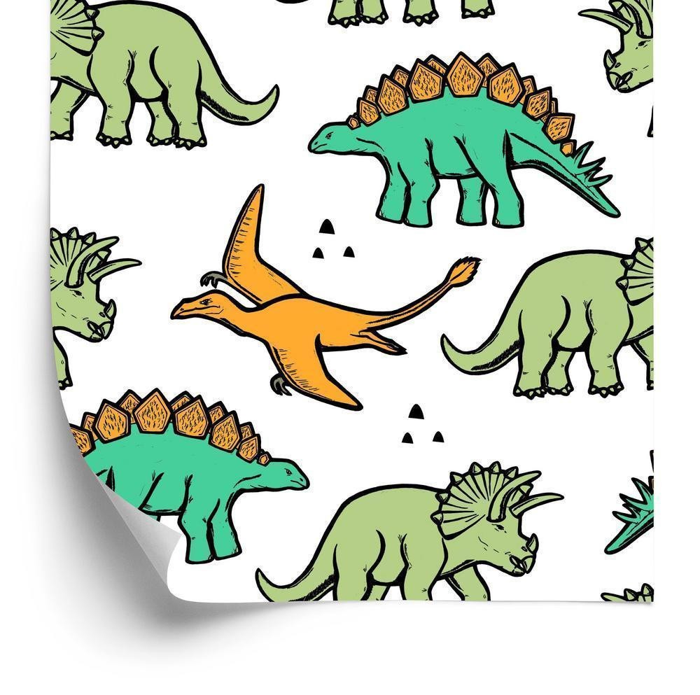 Tapet - De farverige dinosaurer til børn