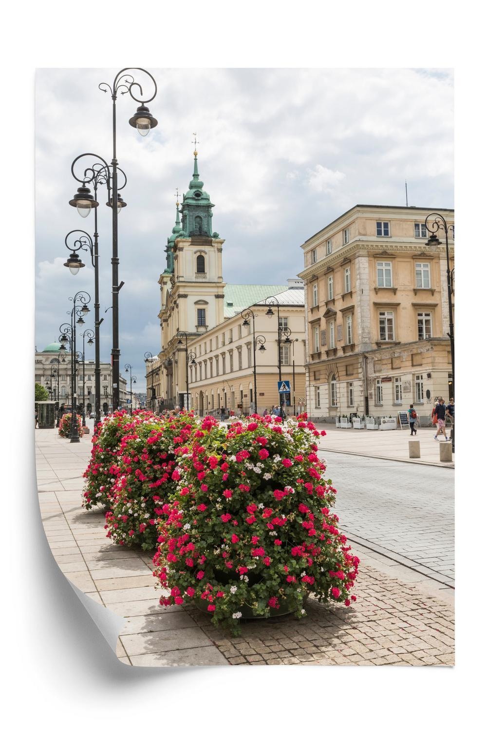 Plakat - Det hellige kors kirke i ródmiecie-Distriktet i warszawa