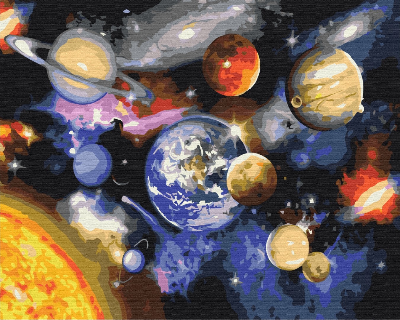 Mal efter tal - Parade of planets
