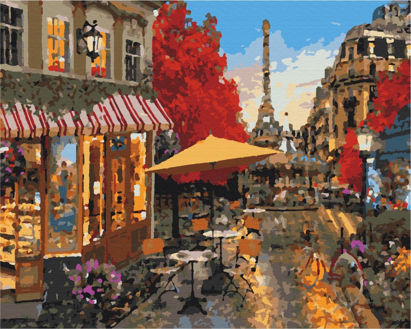 Mal efter tal - Street life in Paris