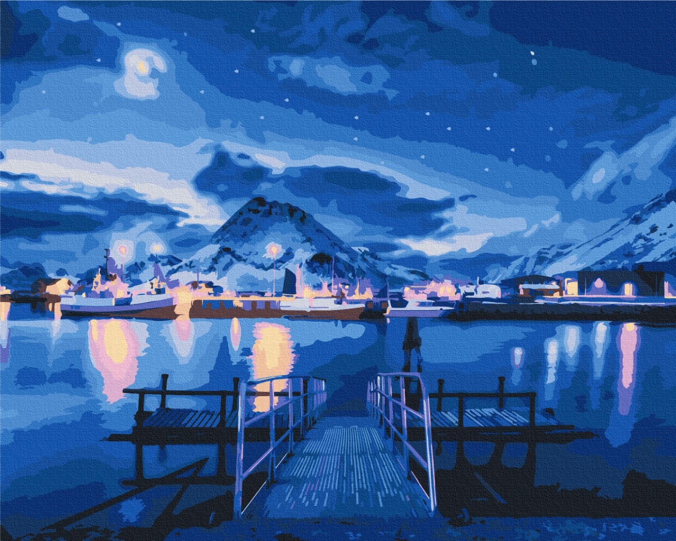 Mal efter tal - Reflections of the aurora borealis