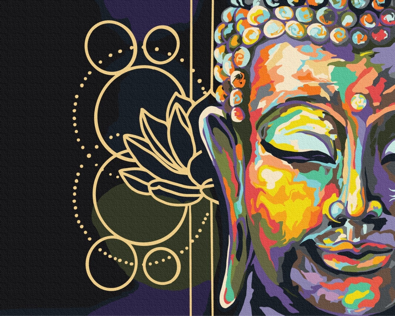Mal efter tal - Buddha symbolism