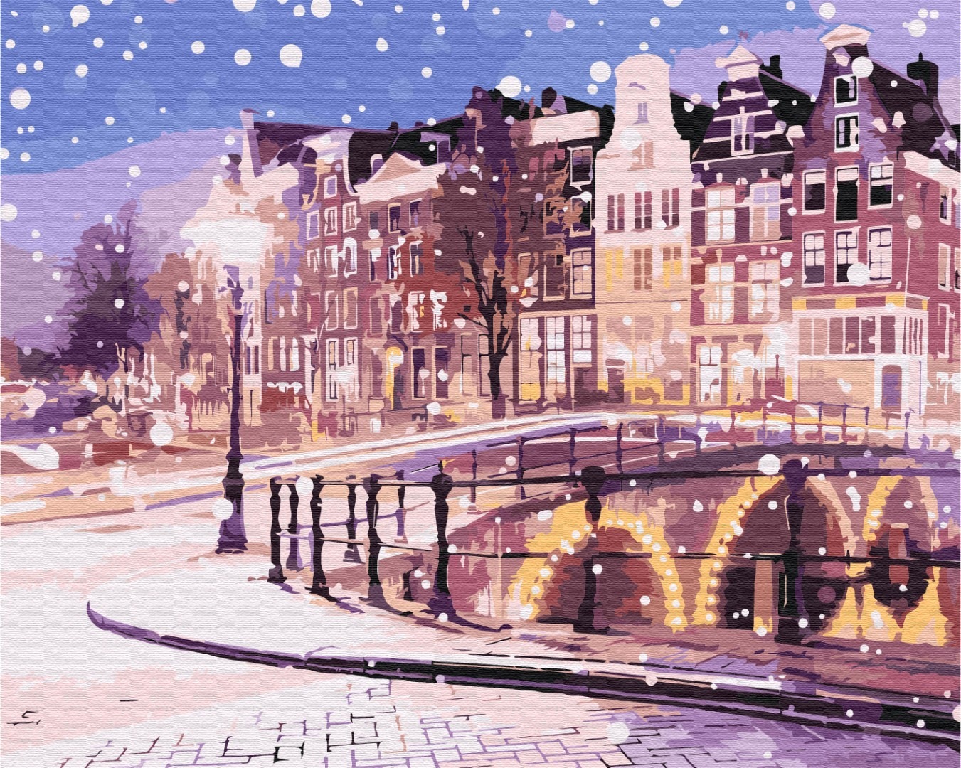 Mal efter tal - Fairy tale of winter Amsterdam