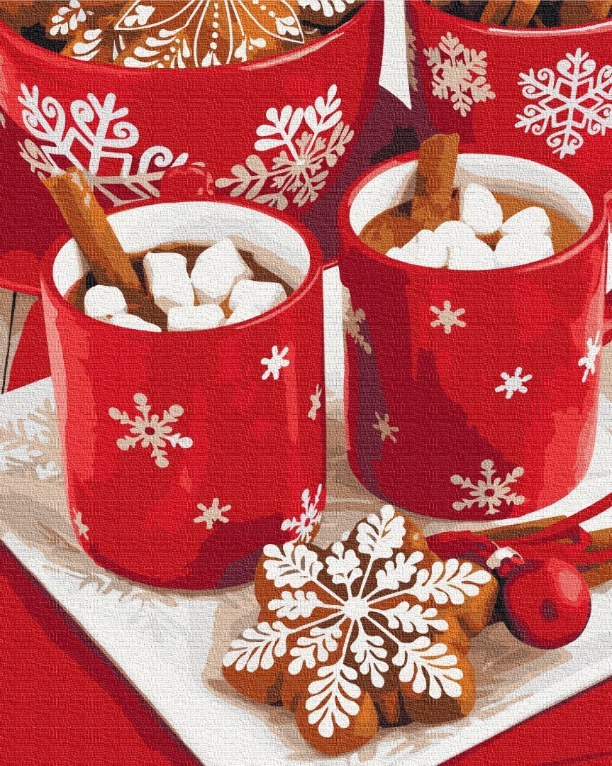 Mal efter tal - Snow cocoa
