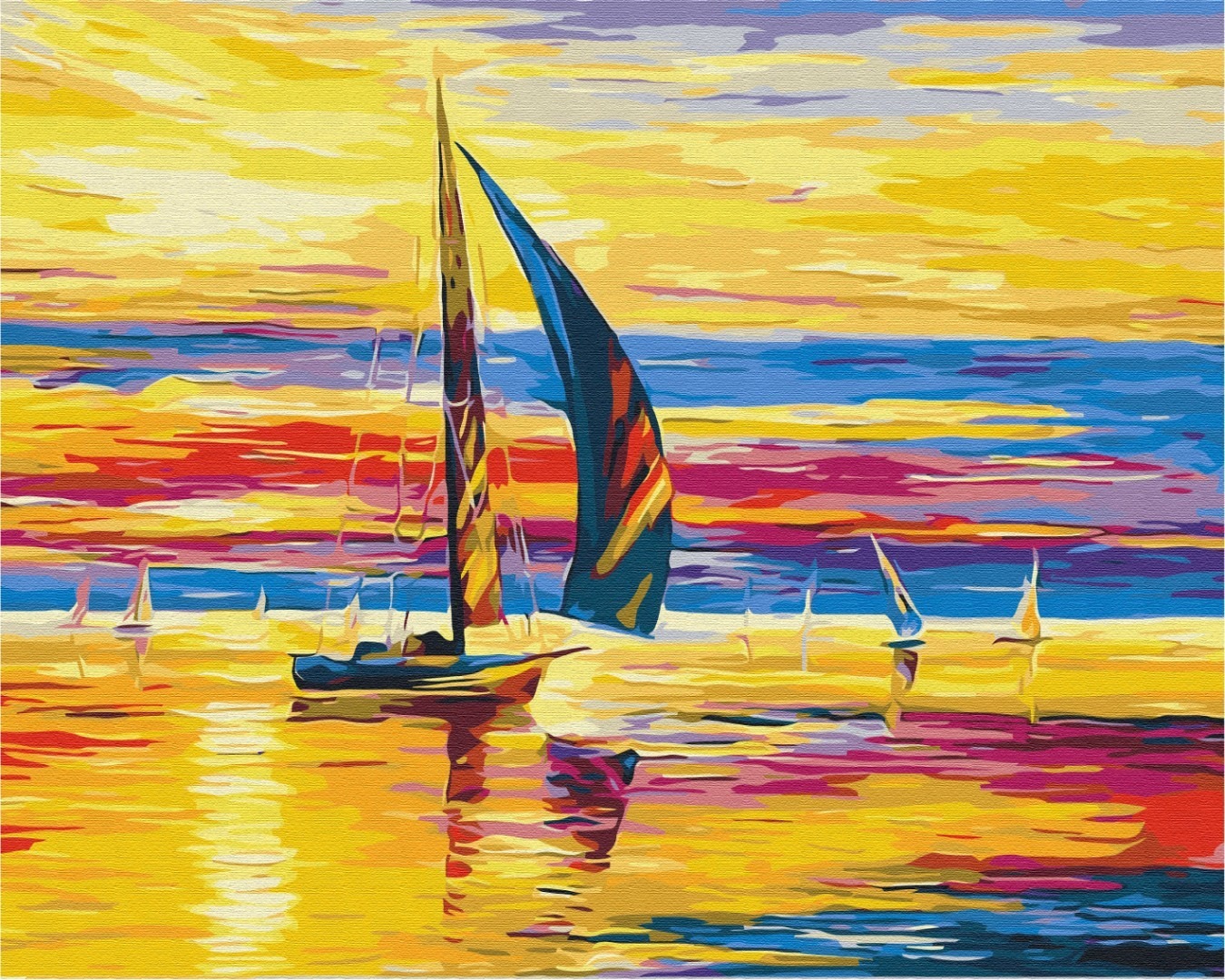 Mal efter tal - Sunrise afloat