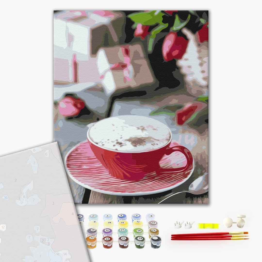 Mal efter tal - Cup of cappuccino