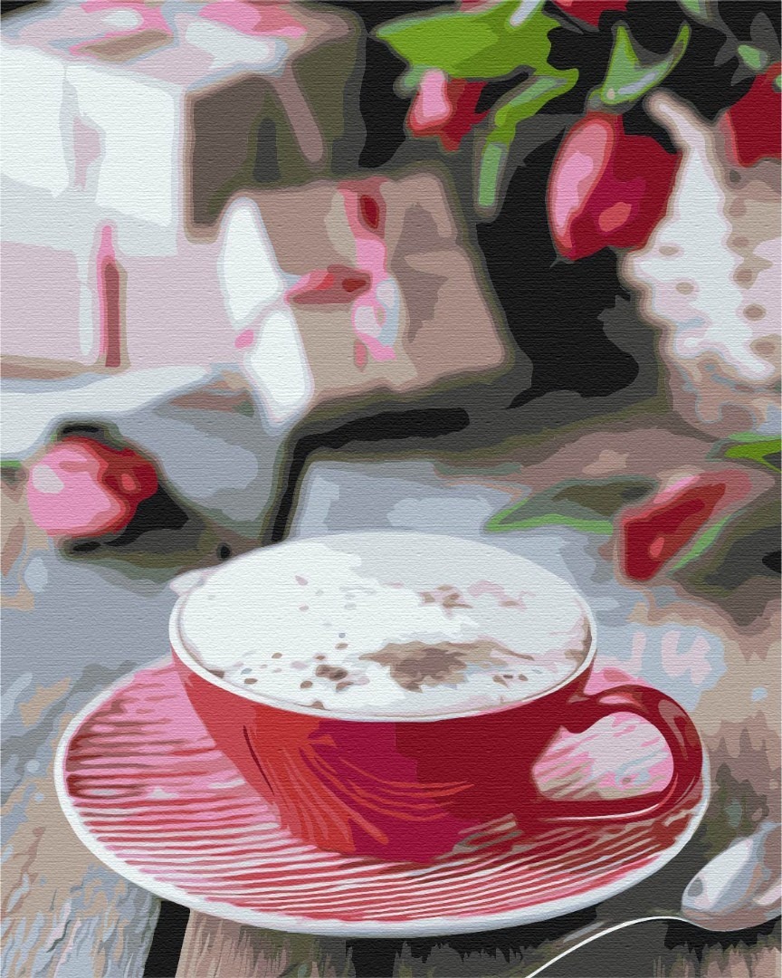 Mal efter tal - Cup of cappuccino