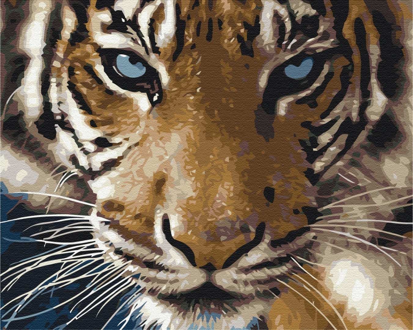 Mal efter tal - Tiger gaze