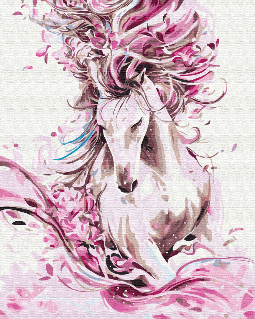Mal efter tal - Graceful horse