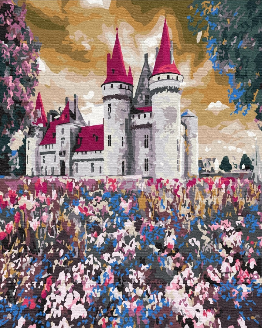 Mal efter tal - Castle in the wildflowers