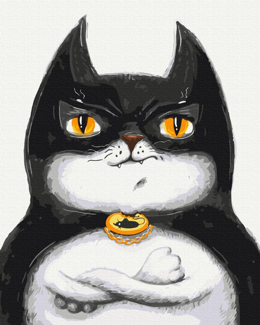 Mal efter tal - Cat Batman © Marianna Pashchuk