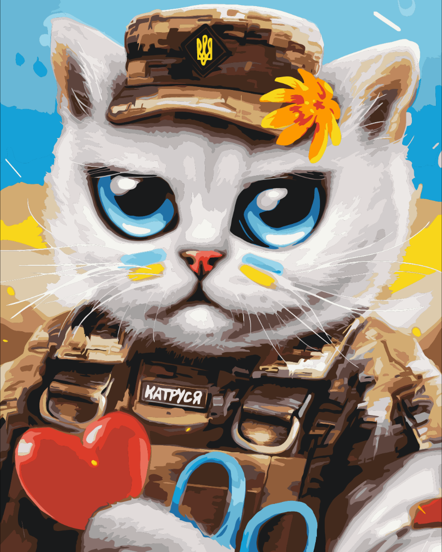 Mal efter tal - Cat doctor ©Marianna Pashchuk