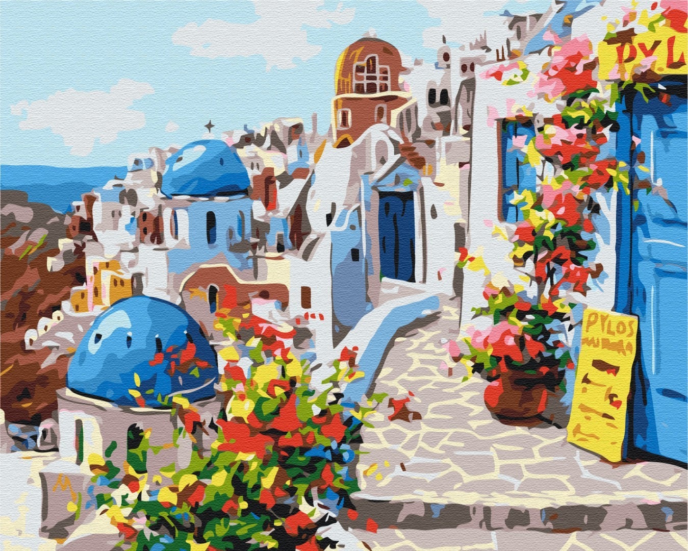 Mal efter tal - Summer Santorini