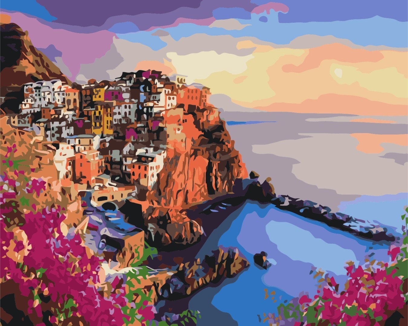 Mal efter tal - Bright colors of Sicily