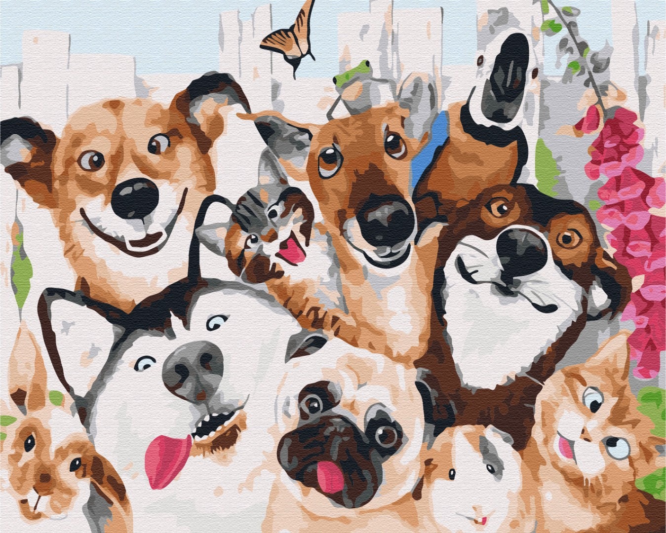 Mal efter tal - Selfie of pet animals