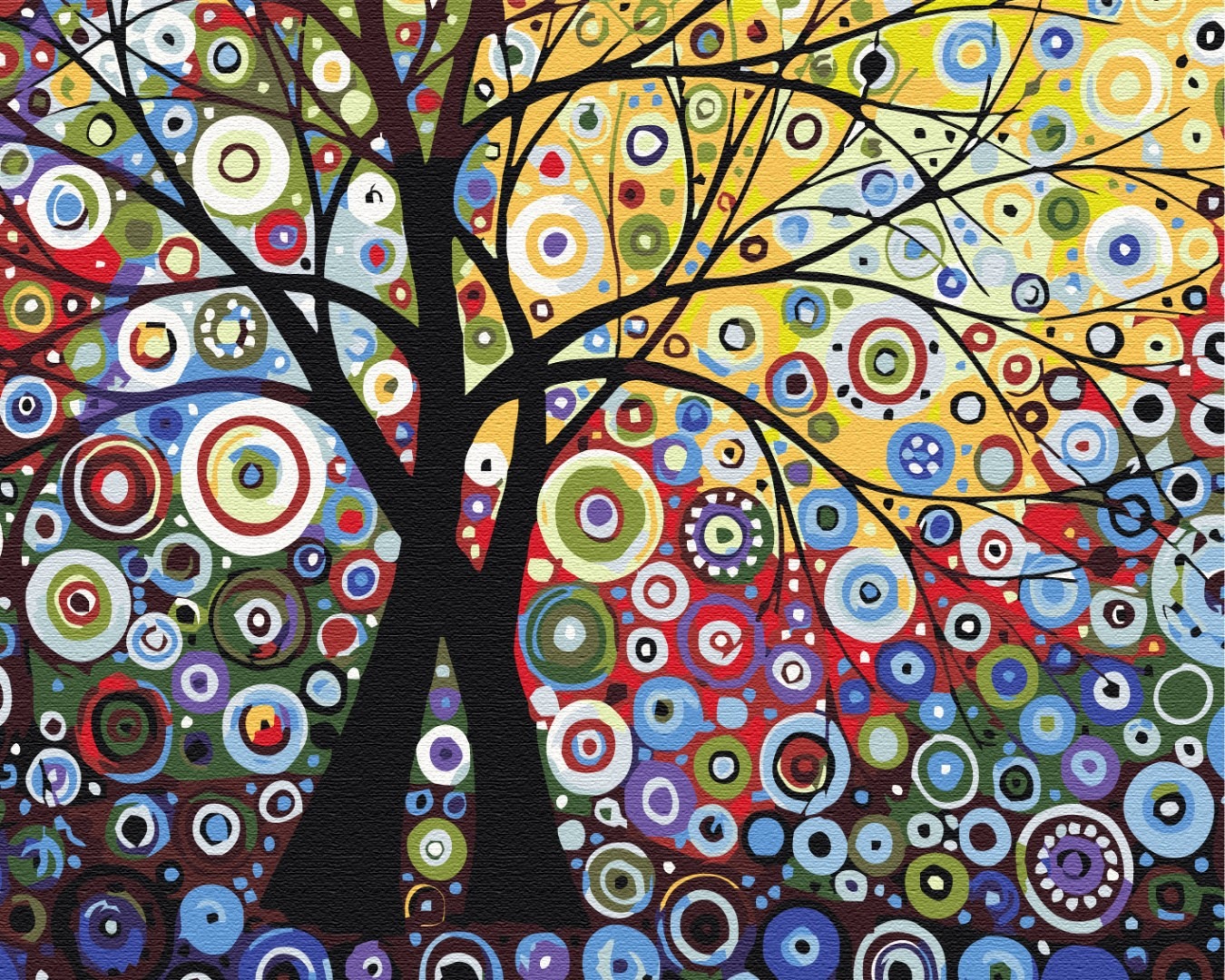 Mal efter tal - Tree of happiness