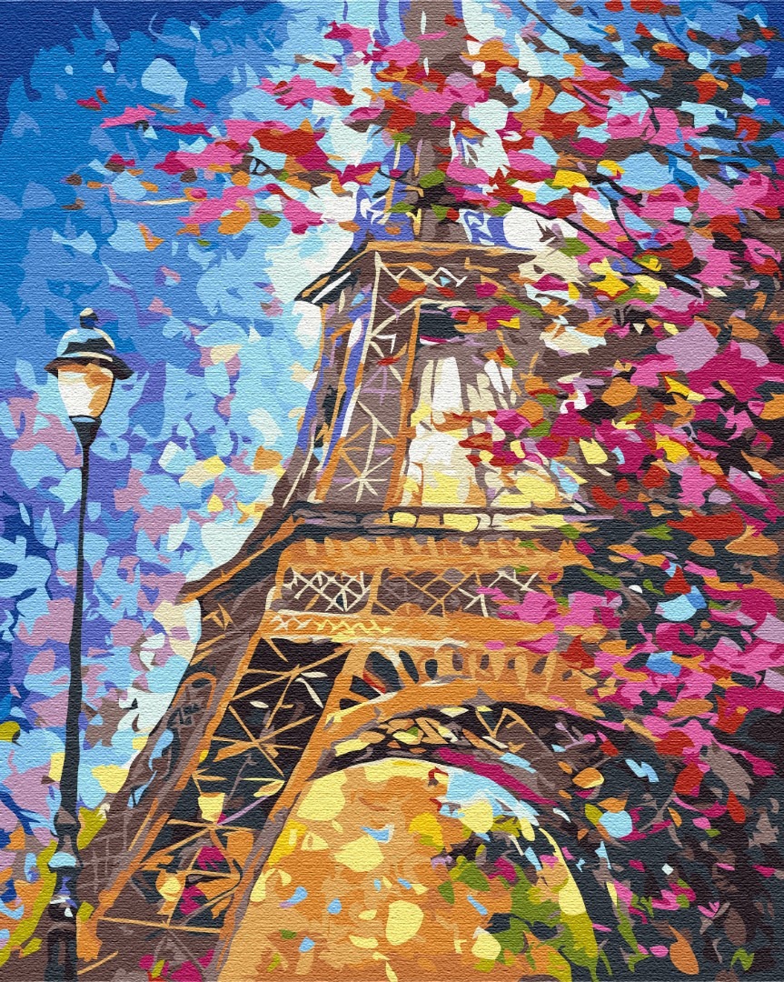 Mal efter tal - Parisian landscape