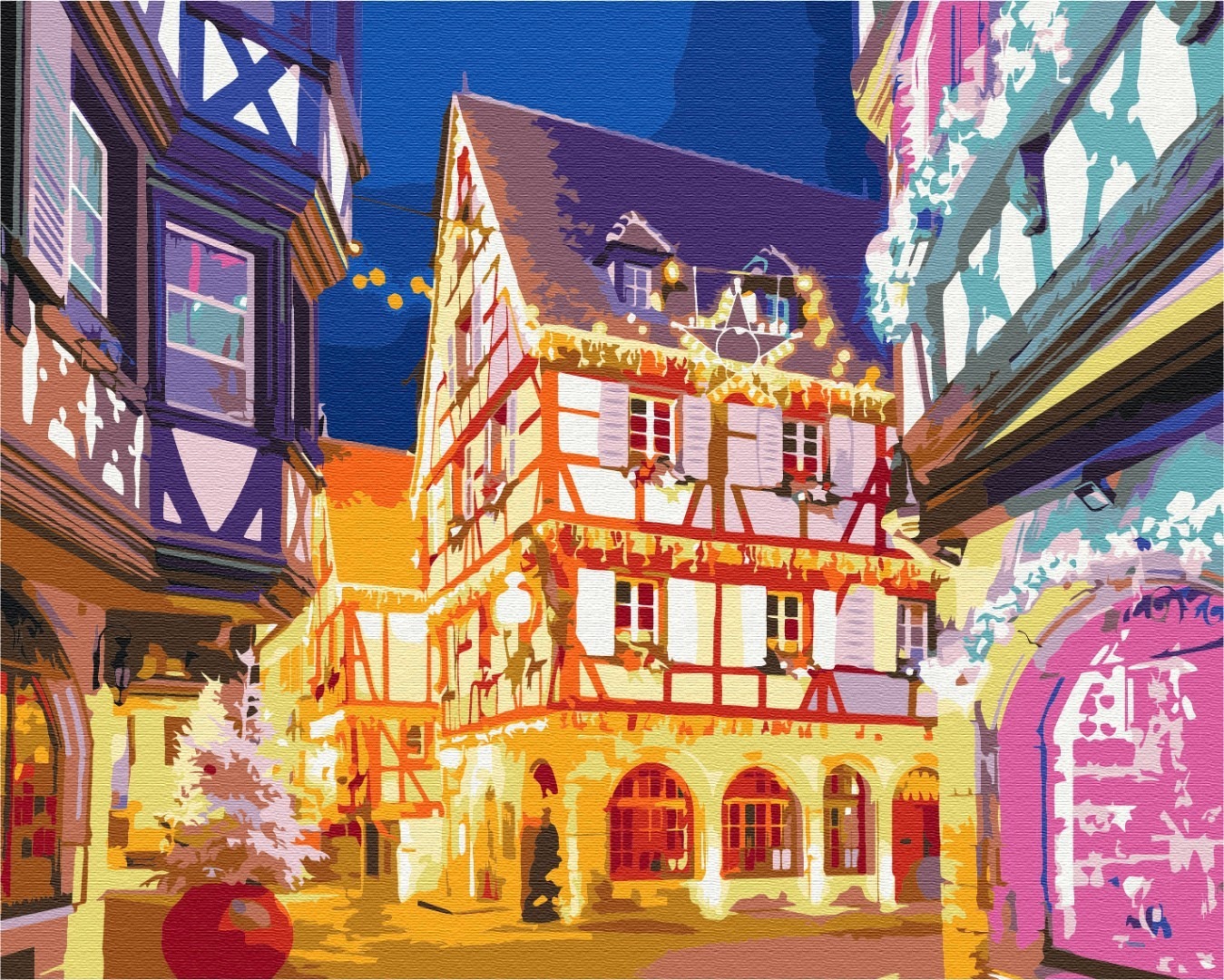 Mal efter tal - Christmas lights