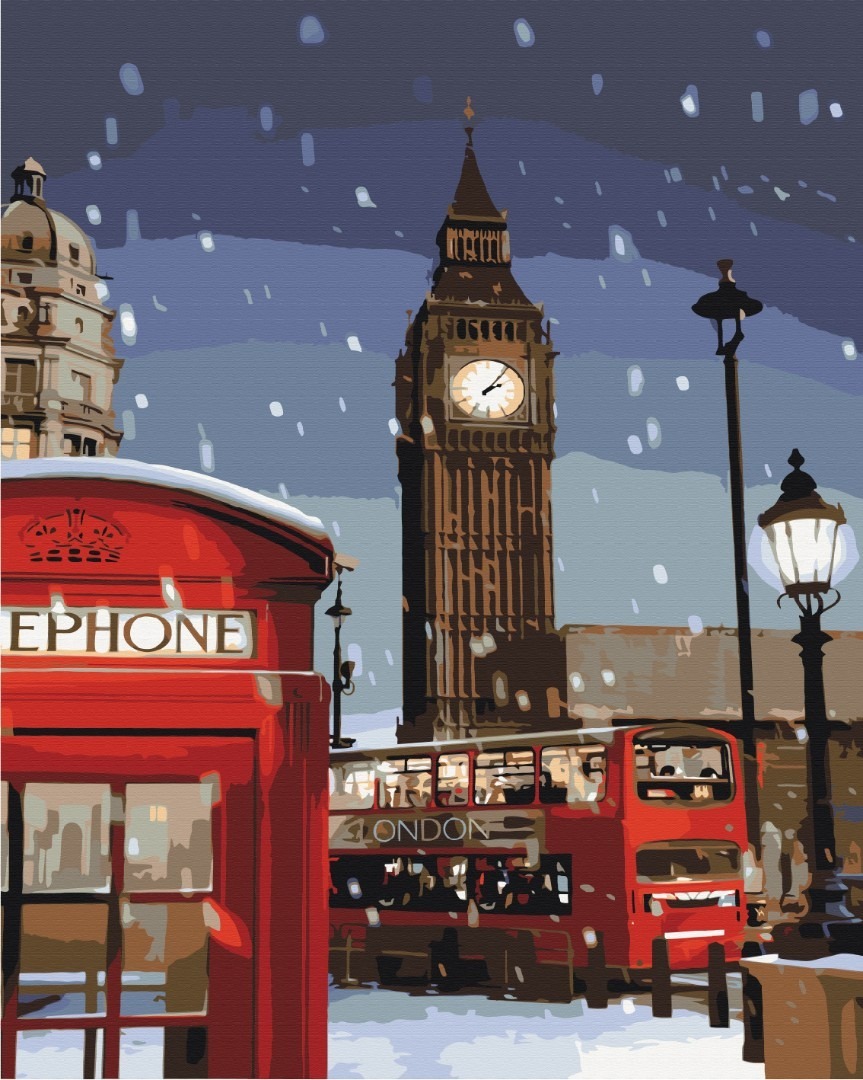 Mal efter tal - Winter in London