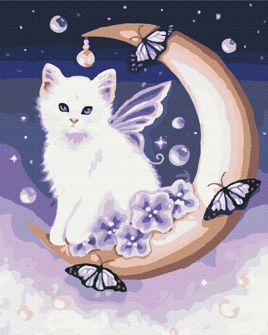 Mal efter tal - Moon cat