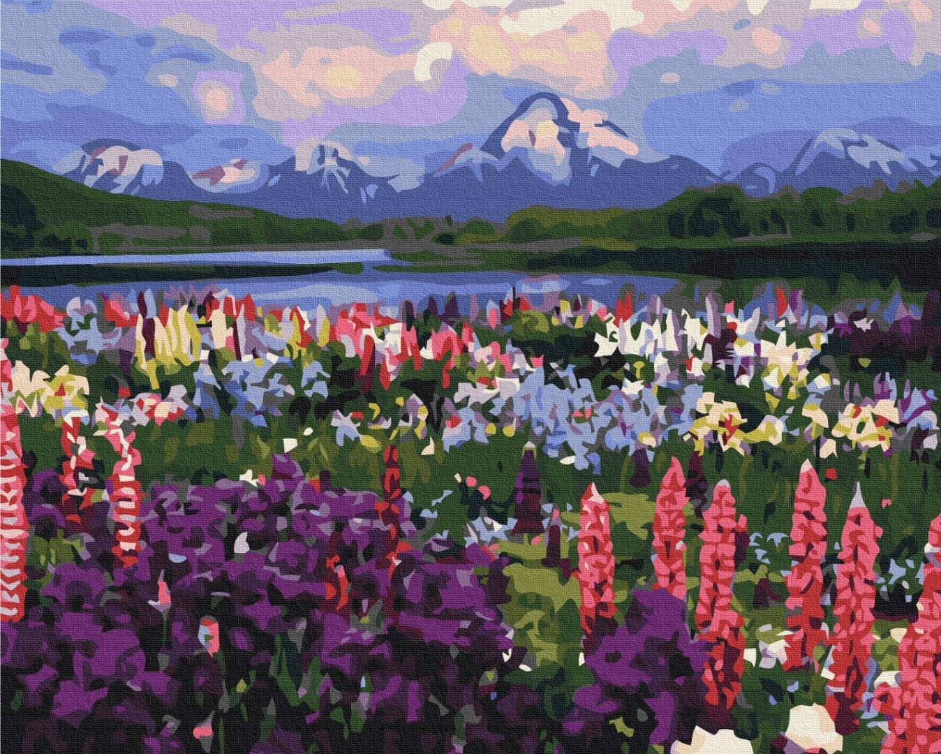 Mal efter tal - Valley of wild flowers