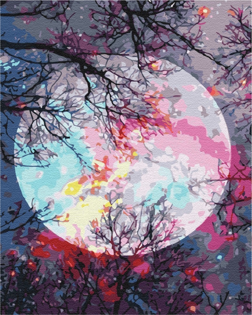 Mal efter tal - Overlooking the moon