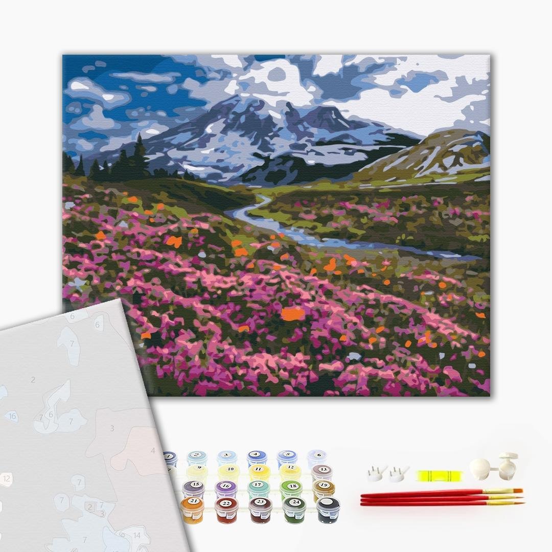 Mal efter tal - Alpine meadow