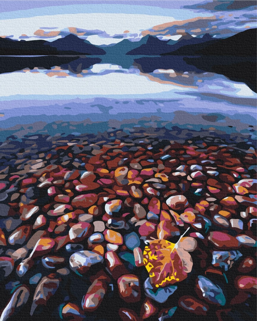 Mal efter tal - Rocky coast