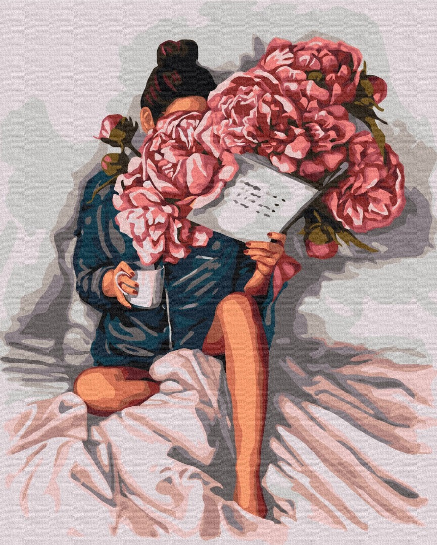 Mal efter tal - History of peonies