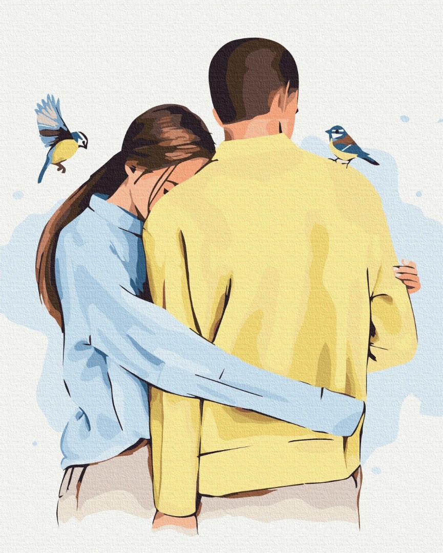 Mal efter tal - In your hugs ©Alla Berezovska