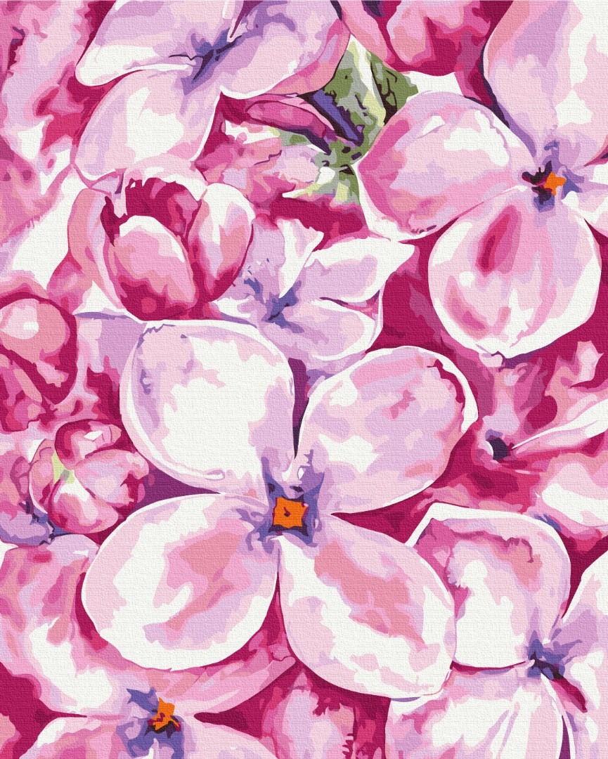 Mal efter tal - Pastel garden © Karolina Bundash
