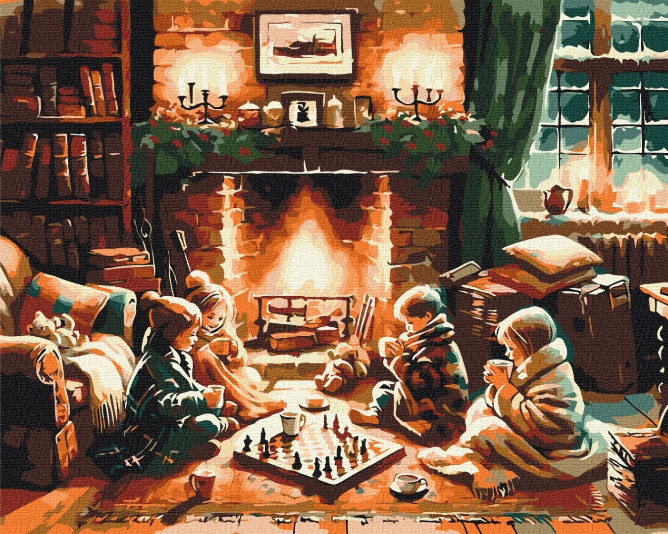 Mal efter tal - When there's a snowstorm outside