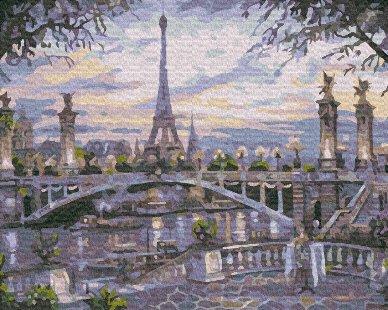 Mal efter tal - Fog in Paris