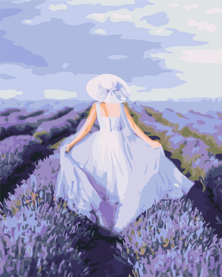 Mal efter tal - Lavender lightness