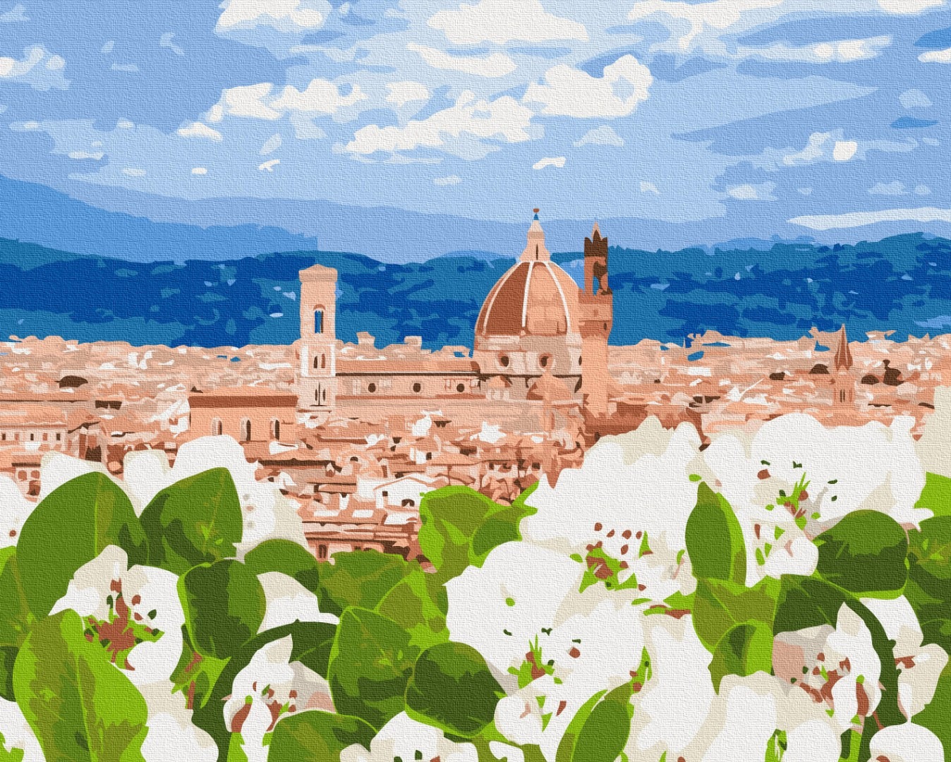 Mal efter tal - Floral Florence
